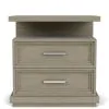 Riverside Furniture 73499 Cascade - 2 Drawer Nightstand - Gray