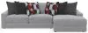 Jackson Furniture Industries 4045/63/76-28 Arlo - 2 Piece Oversized Sofa Chaise (RSF Chaise) - Oyster