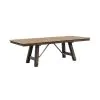 Intercon TR-TA-4296-DWS-SET Transitions - Trestle Dining Table - Driftwood / Sable