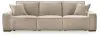 Benchcraft® 87003S3 Benchcraft® 87003S3 Carceri - 3-Piece Power Sectional Reclining Sofa With Armless Power Recliner - Cashmere