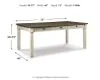 Ashley Furniture D647-25 Bolanburg - Rectangular Dining Room Table - Beige