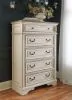 Ashley Furniture B743-46 Realyn - Five Drawer Chest - White / Brown / Beige