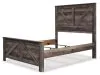 Ashley Furniture B440/31/36/57/54/98 Ashley Furniture B440/31/36/57/54/98 Wynnlow - 5 Pc. - Dresser, Mirror, Queen Crossbuck Panel Bed - Gray