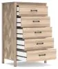 Ashley Furniture EB3929-245 Battelle - Five Drawer Chest - Tan