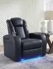 Ashley Furniture 3660313 Ashley Furniture 3660313 Fyne-Dyme - Power Recliner/Adj Headrest - Sapphire