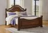 Ashley Furniture B764/31/36/46/50/71/97 Lavinton - 6 Pc. - Dresser, Mirror, Chest, Queen Poster Bed - Brown