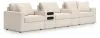 Ashley Furniture 92103S64 Ashley Furniture 92103S64 Modmax - 5-Piece Sectional With Audio System And With Storage Console - Oyster