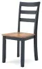 Ashley Furniture D399-01 Ashley Furniture D399-01 Gesthaven - Dining Room Side Chair (Set of 2) - Natural / Blue