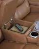 Ashley Furniture PCU1160018A Ashley Furniture PCU1160018A Knightington - Power Reclining Loveseat With Audio Console - Caramel