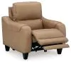 Ashley Furniture U6600013 Mosswell - Power Recliner With Adj Headrest - Toffee