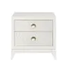 Samuel Lawrence Furniture S910-050 Melrose - 2-Drawer Nightstand in a White Finish - White