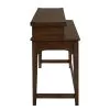 Liberty Furniture 316-OT-4PCS Aspen Skies - 4 Piece Console Set (1 Console 3 Stools) - Russet Brown