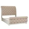 Liberty Furniture 520-BR-KUSL Liberty Furniture 520-BR-KUSL Abbey Park - King Upholstered Sleigh Bed - Antique White