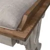 Liberty Furniture 652-BR47 Farmhouse Reimagined - Bed Bench - Antique White / Chestnut Tops