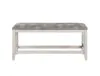 New Classic D7522-26 Richland - Counter Height Bench - White