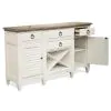 Riverside Furniture 59556 Myra - Server - Natural / Paperwhite