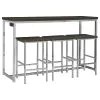 CoasterEveryday 182255 Cassidy - 4 Piece Counter Height Dining Table Set - Dark Oak