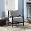 CoasterElevations 903824 Blanchett - Upholstered Bobbin Accent Chair - Gray And Black