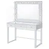 CoasterEssence 935934 Umbridge - 3-Drawer Vanity Set With Lighting - Chrome And White