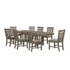 New Classic 40-3412-D8C New Classic 40-3412-D8C Harrisburg - Dining Table & 8 Chairs - Brown