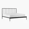 Intercon MB-BR-MODKNG-MTE-C Metal Beds - Modern King Metal Bed - Matte Black