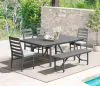 Intercon NV-CH-1570B-MCA-C Navarro - Outdoor Dining Bench - Mocha
