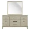 Liberty Furniture 694-BR-DM New Haven - Dresser & Mirror - Sanctuary White