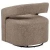 Coaster Fine Furniture 907538 Westhill - Boucle Upholstered Swivel Accent Chair - Rocky Road