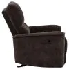 Coaster Fine Furniture 609573 Navarro - Chenille Upholstered Glider Recliner - Dark Brown