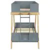 Coaster Fine Furniture 460572TB2 Frankie - Guard Rails, Side Rails & Posts, Box 2 of 2 - Blue And Natural