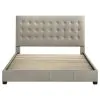 Coaster Fine Furniture 315911TANKEB1 Medley - King Headboard & Slats, Box 1 of 2 - Tan