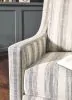 Ashley Furniture A3000207 Kambria - Swivel Glider Accent Chair - Ivory / Black