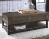 Ashley Furniture T444-9 Johurst - LIFT TOP COCKTAIL TABLE - Grayish Brown