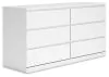 Ashley Furniture EB9630-231 Onita - Six Drawer Dresser - White