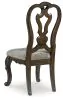 Ashley Furniture D947/55T/55B/01(2)/01A/00/80/81 Maylee - 11 Pc. - Dining Extension Table, 4 Side Chairs, 2 Arm Chairs, Storage Bench, Buffet And Hutch - Dark Brown