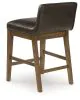 Ashley Furniture D974-124 Cabalynn - Upholstered Barstool (Set of 2) - Two-tone Brown