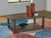 Ashley Furniture T656-1 Breckington - Rectangle Cocktail Table - Dark Brown