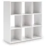 Ashley Furniture EA9630-3X3 Ashley Furniture EA9630-3X3 Onita - Nine Cube Organizer - White