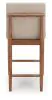 Ashley Furniture D752-124 Isanti - Upholstered Barstool (Set of 2) - Light Brown