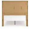 Ashley Furniture PCB1580B2 Maystonna - Queen Crossbuck Panel Bed - Brown