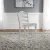 Liberty Furniture 244-B200024 Magnolia Manor - Ladder Back Counter Chair - Antique White