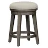 Liberty Furniture 406-OT9003 Modern Farmhouse - Console Swivel Stool - Dusty Charcoal