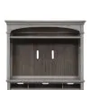 Liberty Furniture 824-EC68 Heartland - Entertainment Hutch - Antique White / Tobacco Tops