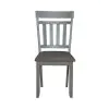 Liberty Furniture 131-C6501S Newport - Splat Back Side Chair - Smokey Gray / Carbon Gray