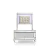 New Classic 02-9698W-500 New Classic 02-9698W-500 Valentino - 3/3 Twin Bed - White