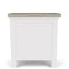 Riverside Furniture 37212 Cora - Chairside Table - Cloud / Fog