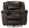 Jackson Furniture Industries 49105-1284/29-3084/29 Transformer II - Chaise Swivel Glider Recliner - Chocolate Top Grain Italian Leather Match
