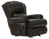 Jackson Furniture Industries 47636-1283/09-3083/09 Duncan - Leather Deluxe Glider Recliner - Dark Brown