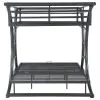 CoasterElevations 460078 Stephan - Metal Full Over Full Bunk Bed - Gunmetal
