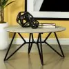 CoasterEveryday 736178 Hadi - Round Smart Top Coffee Table - Cement